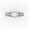 Round Cut Engagement Ring