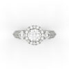 Round Cut Engagement Ring