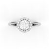 Round Cut Engagement Ring