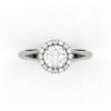 Round Cut Engagement Ring