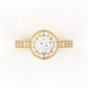 Round Cut Engagement Ring