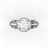 Round Cut Engagement Ring