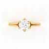 Round Cut Engagement Ring
