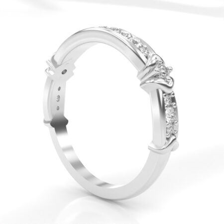 White Gold 14-karat Wedding Band