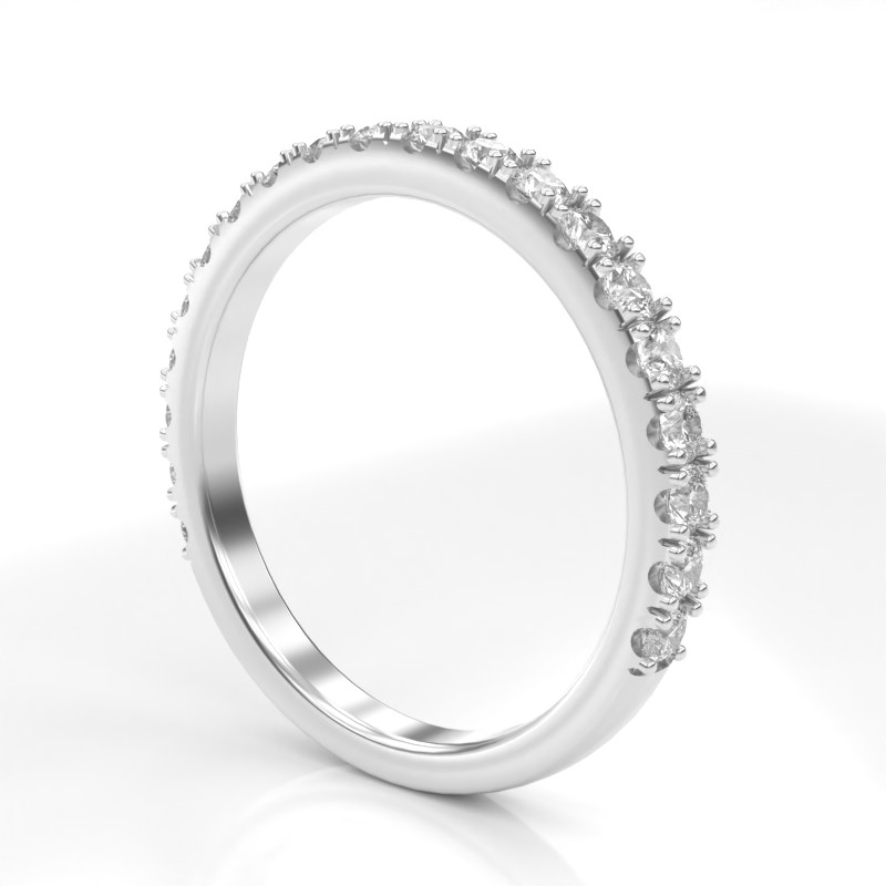 White Gold 14-karat Wedding Band