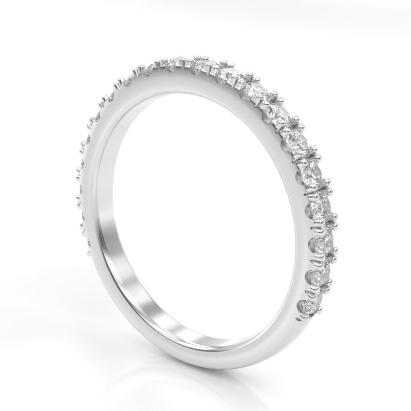 White Gold 14-karat Wedding Band